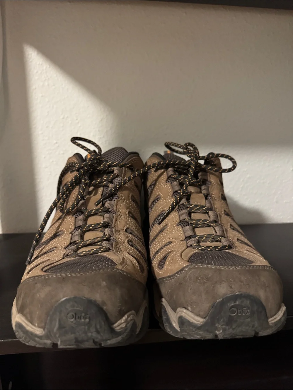 Oboz Hiking Boots B-Dry Sawtooth II Low Men’s Size 12 Regular Shoes Walnut